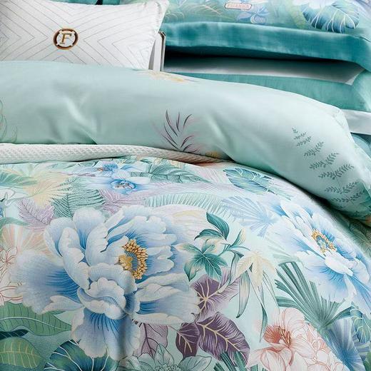 10楼 富安娜     莱赛尔天丝四件套 百花轩  吊牌价2880-2980元    活动价999-1099元 商品图3