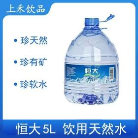 恒大天然矿泉水5L/4桶（一次性桶）【NB】