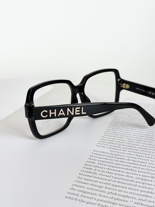QT57-香奈儿 欧版 板材镜架 方形 光学眼镜 女款 黑色（QT*JH）夏季专享 商品图4