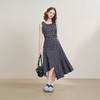 西遇复古不规则格纹无袖背心裙女秋季设计感显瘦连衣裙V2551152 商品缩略图1