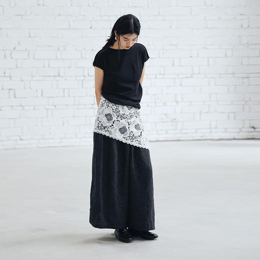 绽放446朵/重工蕾丝花边叠搭皮帘围裙腰带 商品图2