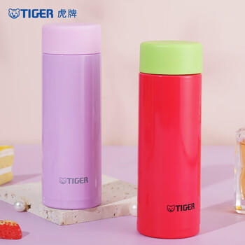 虎牌（TIGER）迷你保温保冷杯可爱少女心小巧便携水杯MOA-A15C-VY紫葡萄-150ml 商品图3