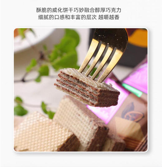 任选2包（均价低至24.95）俄罗斯阿孔特牌牛奶味/可可味威化饼（无蔗糖）-202g 商品图5