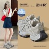 ZHR则则巴黎风厚底老爹鞋2025春夏八爪鞋带运动鞋网面透气脏脏鞋 商品缩略图0