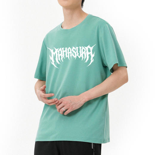 【冰氧棉】【DSK】大依优型大码短袖T恤潮牌设计感字母印花圆领加肥加大百搭体恤男士胖子上衣 商品图4