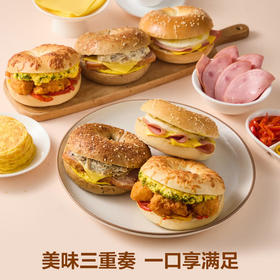 MM 山姆 贝果三明治组合 6个装