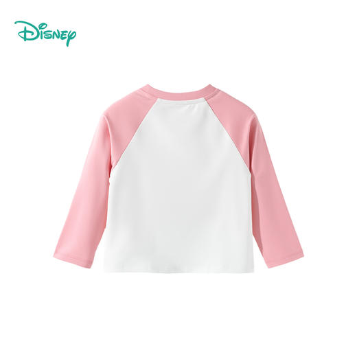 迪士尼童装女孩洋气可爱米妮印花T恤春秋季宝宝百搭休闲长袖上衣ZD3ES002* 商品图5