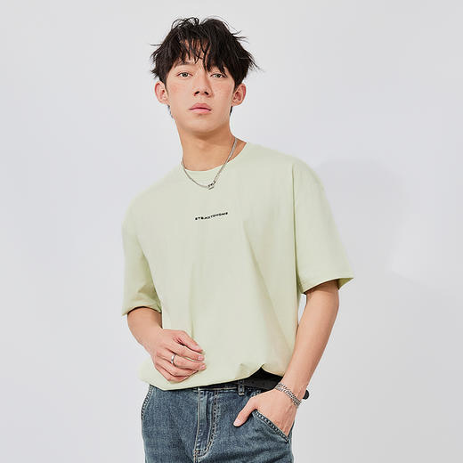 【断码清仓】HX 夏季圆领短袖T恤S102522150101/02/03 商品图7