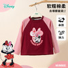 迪士尼童装女孩洋气可爱米妮印花T恤春秋季宝宝百搭休闲长袖上衣ZD3ES002* 商品缩略图13