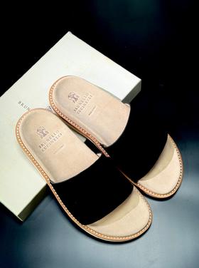 男款露趾平底一字拖鞋006