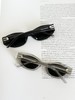 QT108- GENTLE MONSTER 镜腿字母 板材镜架 猫眼 太阳眼镜 男女同款情侣款 黑色（QT*JH）夏季专享 商品缩略图1