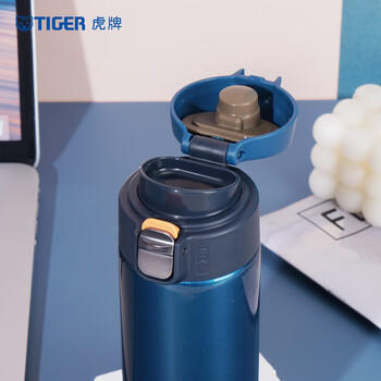 虎牌（TIGER）轻量便携弹盖保温水杯子MMJ-A36C-AM蓝莓冰沙360ml 商品图6