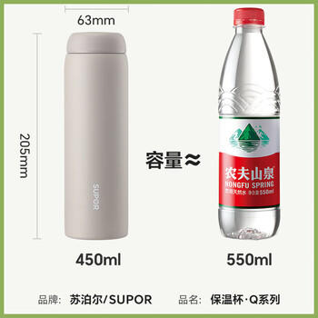 苏泊尔（SUPOR）保温杯316L不锈钢学生水杯女户外便携泡茶杯车载杯子生日礼物 商品图8