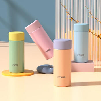 虎牌（TIGER）迷你保温保冷杯可爱少女心小巧口袋杯MOA-A12C-PS蜜桃乌龙-120ml 商品图4