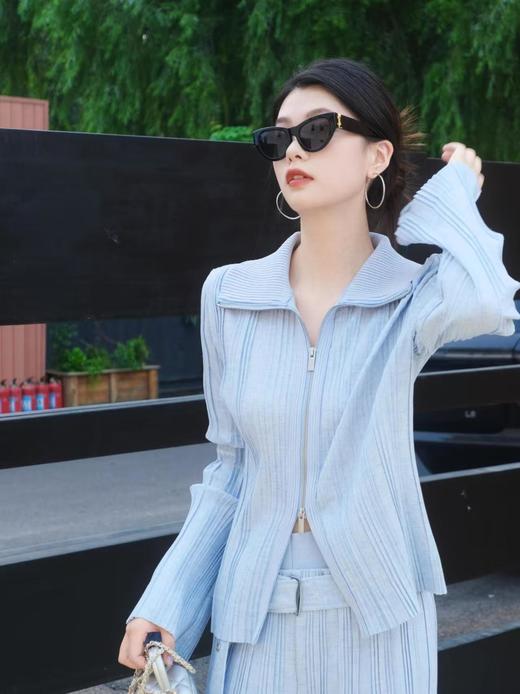 QT56-圣罗兰 LOGO 个性气质优雅 板材镜架 蝶形 太阳眼镜 女款 黑色（QT*JH）夏季专享 商品图0