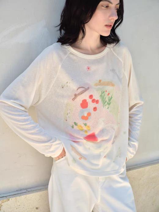 Evistub女装/E-5QCX273/仲夏乐园小猫印花罩衫女 商品图4