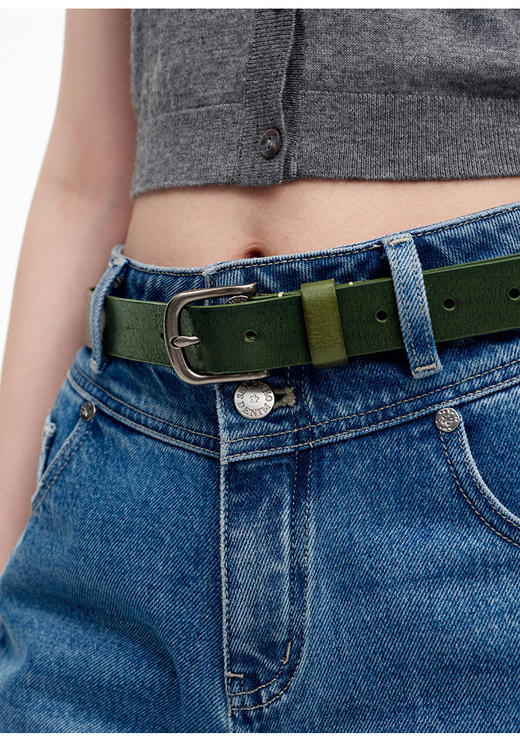 SELFWHO意大利进口头层牛皮皮带女2025秋季新款时尚装饰配裙腰带 商品图3