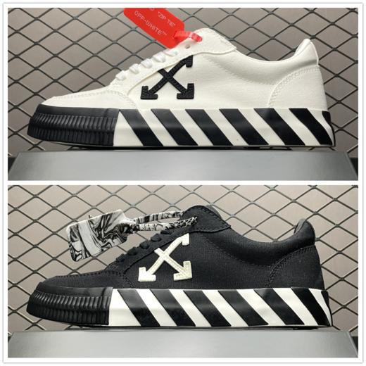 off减速带箭头标识硫化帆布鞋 商品图1