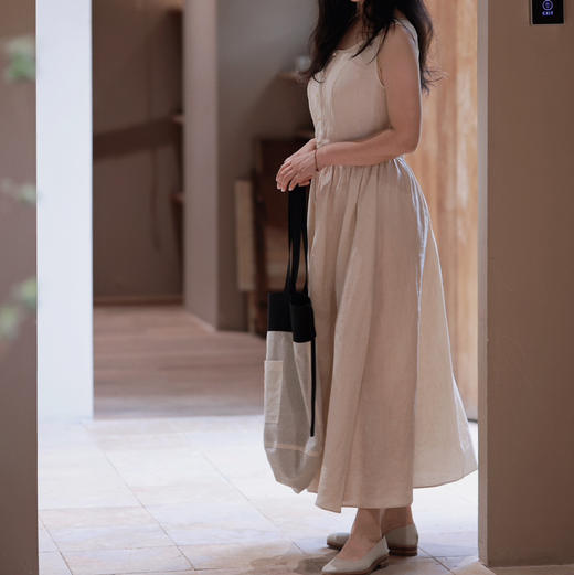 自制亚麻连衣裙 商品图5