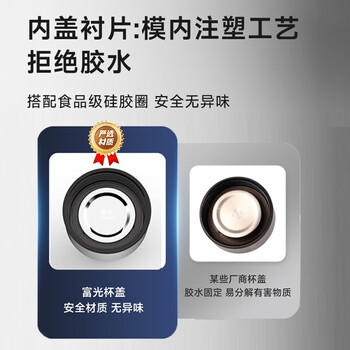 富光双层玻璃杯泡茶杯 高硼硅茶水分离杯带茶隔水杯子男士礼盒装290ml 商品图1