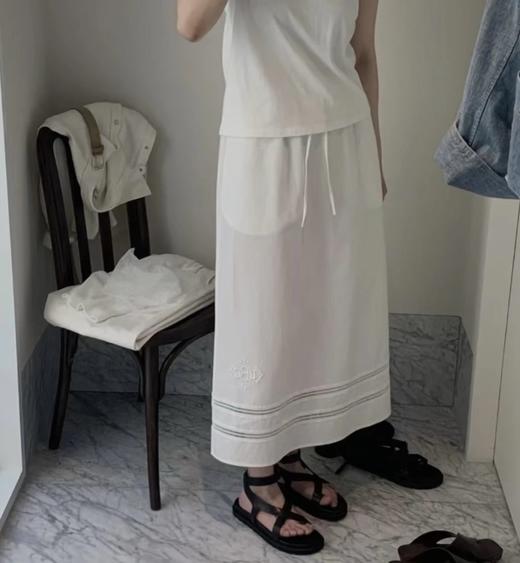 重磅推荐  ur30牛津纹理半裙  加捻麻感牛津纹理处理  手感扎实干爽 商品图0