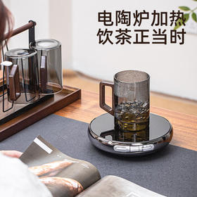 富光泡茶杯茶水分离高硼硅玻璃杯喝茶水杯子花茶杯男公道杯礼物510ML