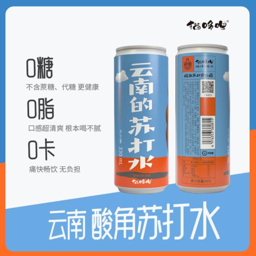 猫哆哩原味苏打水汽水330ml云南特产0脂0糖0卡12罐 商品图0
