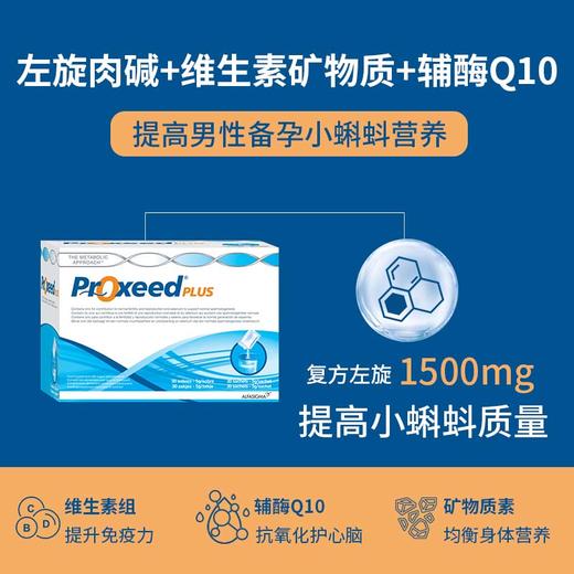 【保税发货】意大利Proxeed勃锐精女士/男士 营养素30袋 孕前备孕精卵调理 商品图4