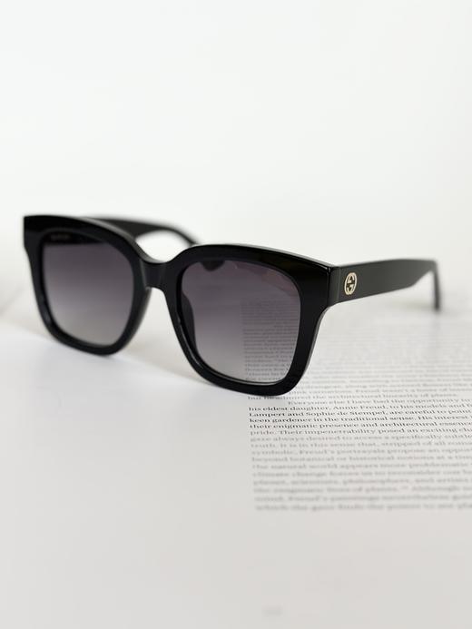 QT54- 古驰 Logo标识系列时尚造型款假日旅行版 板材镜架 方形 太阳眼镜 男女同款情侣款（QT*JH）夏季专享 商品图0