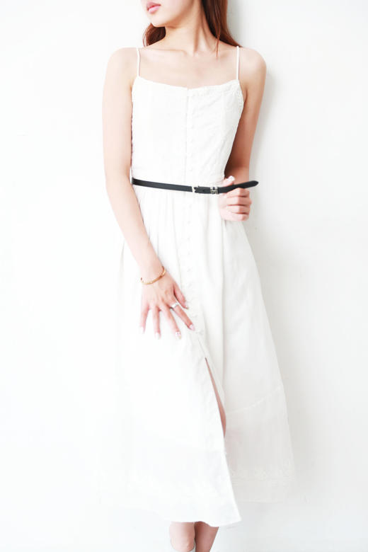 黑色+土黄+大象灰，头层牛皮扣环腰带。金属五金法式皮带C073068 商品图10