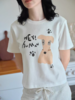 Evistub女装/E-5QDX272/棉质小狗T恤 商品缩略图1