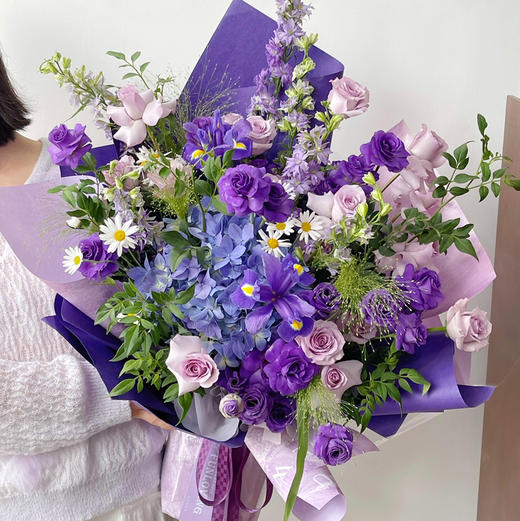 紫精灵-小众高级感花束 商品图5