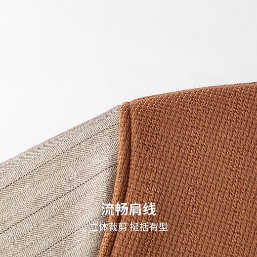 【含绵羊毛】圣得西加绒加厚羊毛衫2025秋保暖舒适拼接假两件毛衫 商品图8