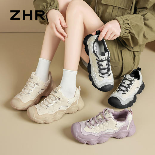 ZHR则则户外休闲鞋2025夏季新款时尚百搭元气运动休闲鞋KD68 商品图0