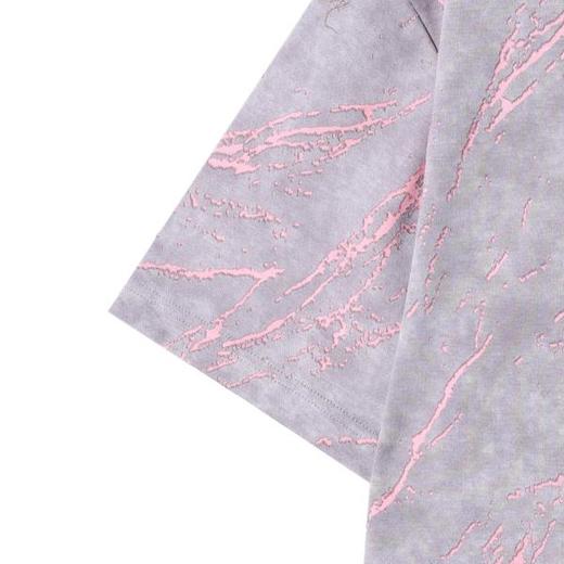 T4398SDSA夏季新款男士痞帅简约休闲撞色割破小众设计圆领短袖T恤百搭 商品图4