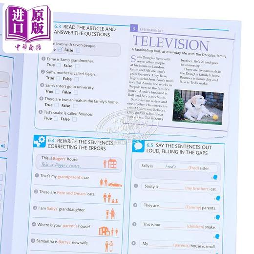 【中商原版】2024新版 DK人人学英语练习册1 English for Everyone Practice Book Level 1 Beginner DK English for Everyone 商品图13