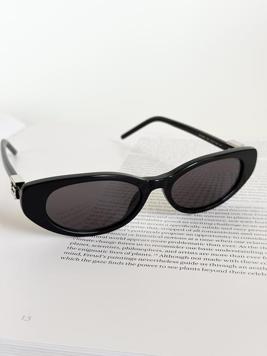 QT107-GUCCI古驰 G标装饰 醋酸纤维 猫眼 太阳眼镜 女款 黑色 （QT*JH）夏季专享 商品图2