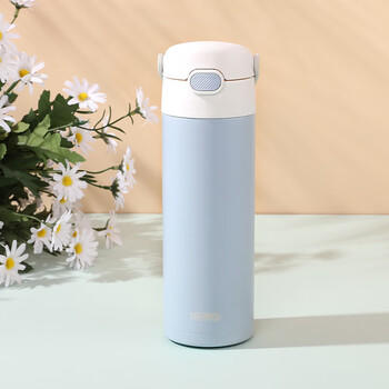 膳魔师（THERMOS）开学必备保温杯男女士儿童保冷大容量手提畅吸杯子礼物500ml 商品图1