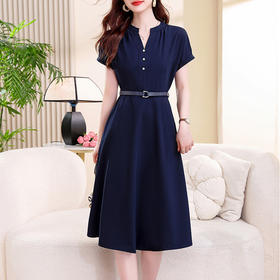 【预售3天】PY 夏季新款高端收腰A字显瘦连衣裙 &2902