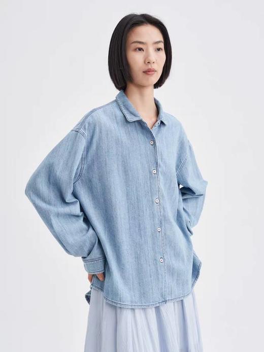 2楼素然松斜纹牛仔衬衫吊牌价1450 商品图4