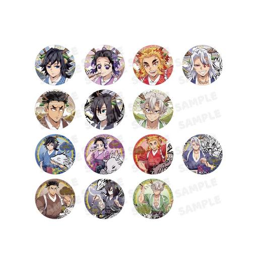 ufotableCafe 鬼灭之刃 五周年 纪念祭 后夜祭 辰年 吧唧 徽章 14包/盒 国谷 商品图0