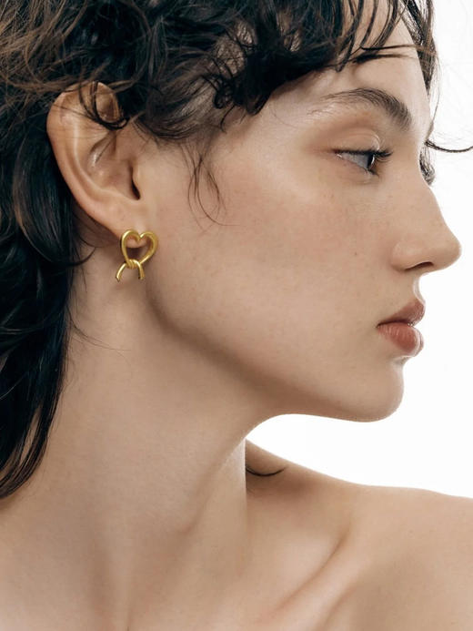 LS｜String of heart Earrings 心蔓耳环 [ 金 / 银 ]【Botanicalia】 商品图3
