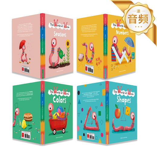 The world of worm 系列精装原版 2岁+适读书籍 商品图0