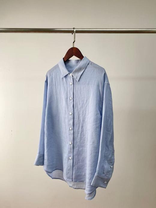 小禾三色衬衫！2025夏季防晒衬衫女设计感小众宽松薄款衬衣法式上衣！ 商品图6