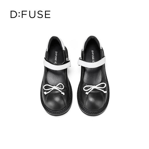 Dfuse迪芙斯2025秋季新款一字带单鞋小圆头蝴蝶结芭蕾玛丽珍鞋DFD3111009 商品图14