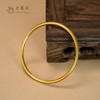 老凤祥黄金手镯足金999素圈手镯，门店同款。富贵绵长送老婆女友礼物，古法黄金手镯。克重计价，工费96/克。多退少补支持到店自取/包邮到家 商品缩略图2