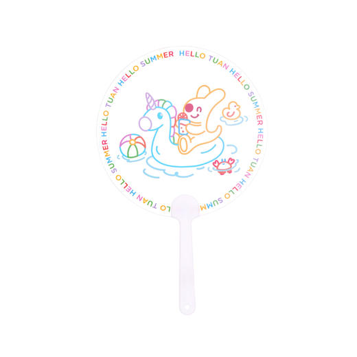 夏日系列团团透明小扇子 商品图7