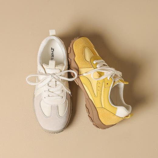 ZHR真皮德训鞋女夏季新款2025网面透气户外登山溯溪鞋软底阿甘鞋 商品图2