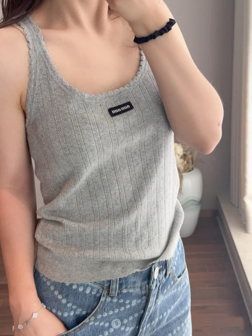 缪缪 25春夏新款背心（TM） 商品图5