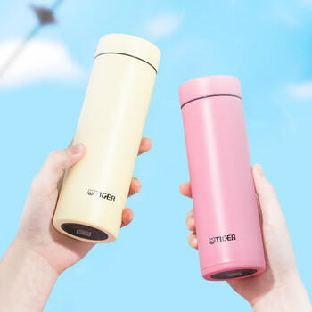 虎牌梦重力轻量便携不锈钢保温保冷杯MMP-B30C-PP蜜桃粉300ml 商品图1